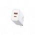 Зарядний пристрій Baseus Compact Quick Charger U+C 20W EU White (CCXJ-B02)