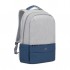 Рюкзак для ноутбука RivaCase 17.3" 7567 Prater, Grey / Dark Blue (7567Grey/DarkBlue)