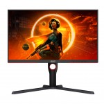 Монітор 27" AOC Q27G3XMN/BK, MiniLED QHD IPS, 180Hz, 1ms, 2xHDMI, DP, HAS, Pivot, чорно-червоний