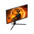 Монітор 27" AOC Q27G3XMN/BK, MiniLED QHD IPS, 180Hz, 1ms, 2xHDMI, DP, HAS, Pivot, чорно-червоний