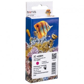Картридж Canon CLI-426M (4558B001) 635 ст, magenta (IC-426M) BARVA