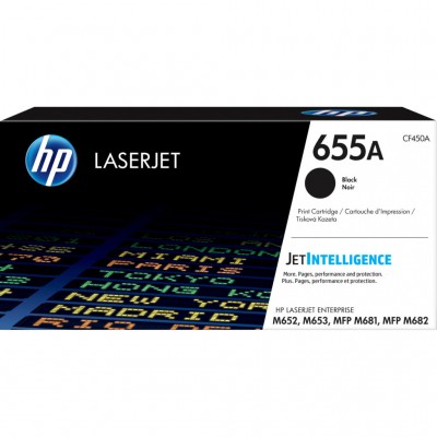 Картридж LJ 655A Black Toner 12.5K (CF450A) HP