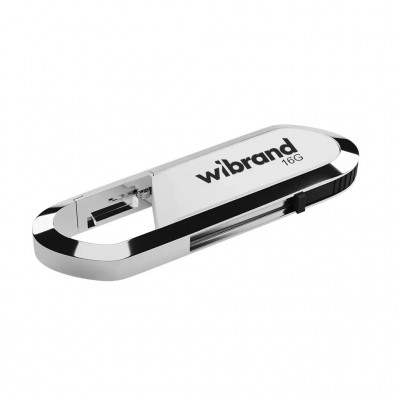 флеш USB 16GB Aligator White USB 2.0 Wibrand (WI2.0/AL16U7W)