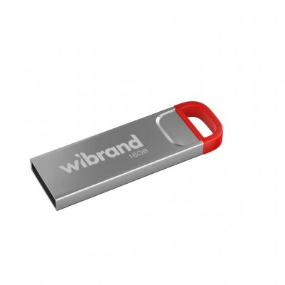 флеш USB 16GB Falcon Silver-Red USB 2.0 Wibrand (WI2.0/FA16U7R)
