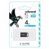 флеш USB 4GB Hawk Black USB 2.0 Wibrand (WI2.0/HA4M1B)