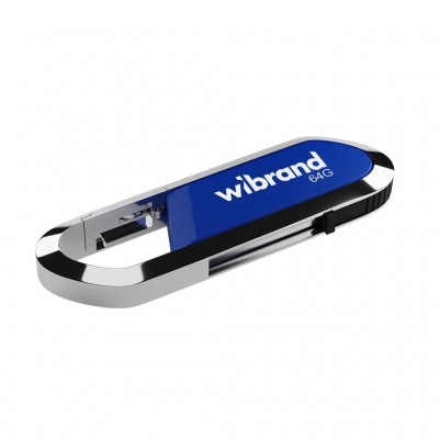 флеш USB 64GB Aligator Blue USB 2.0 Wibrand (WI2.0/AL64U7U)