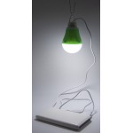 USB-світильник з LED-лампочкою Dengos, шнур ~1м, 5V, 5W, Green (LED-BULB-5V5W-GREEN)
