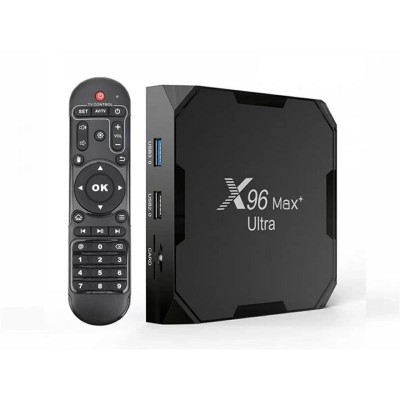 HD медіаплеєр X96 MAX+ Ultra Android TV (905x4/4GB/64GB)