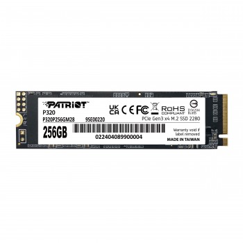 SSD 256GB Patriot P320 M.2 2280 PCIe 3.0 x4 NVMe TLC (P320P256GM28)
