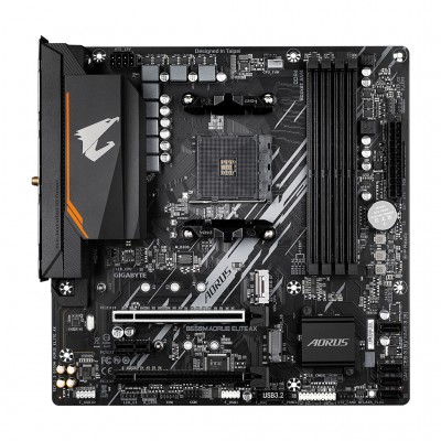 Материнська плата GigaByte B550M AORUS ELITE AX