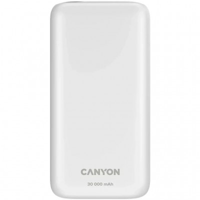 УМБ Canyon PB-301 30000mAh PD/20W, QC/3.0 (CNE-CPB301W)