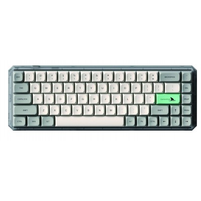 Клавіатура бездротова Motospeed Darmoshark K5 Gateron Silver Pro Light Gray (dmk5lgspro)