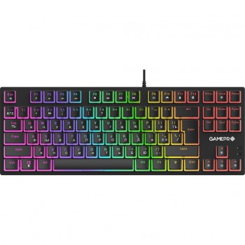 Клавіатура GamePro MK80R Red Switch RGB USB Black (MK80R)