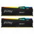Пам'ять DDR5 16GB (2x8GB) 6000 MHz Beast RGB EXPO Kingston Fury (ex.HyperX) KF560C30BBEAK2-16