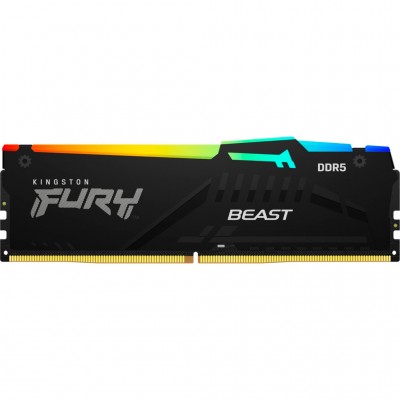 Пам'ять DDR5 16GB 6400 MHz Beast RGB EXPO Kingston Fury (ex.HyperX) KF564C32BBEA-16