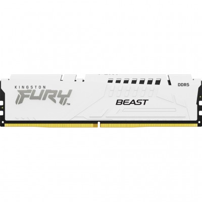 Пам'ять DDR5 16GB 6800 MHz Beast White XMP Kingston Fury (ex.HyperX) KF568C34BW-16