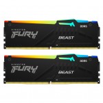 Пам'ять DDR5 32GB (2x16GB) 6000 MHz Beast RGB EXPO Kingston Fury (ex.HyperX) KF560C30BBEAK2-32