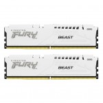 Пам'ять DDR5 32GB (2x16GB) 6000 MHz Beast White EXPO Kingston Fury (ex.HyperX) KF560C30BWEK2-32