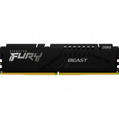 Пам'ять DDR5 32GB (2x16GB) 6400 MHz Beast Black EXPO Kingston Fury (ex.HyperX) KF564C32BBE-32