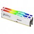 Пам'ять DDR5 32GB (2x16GB) 6400 MHz Beast White RGB XMP Kingston Fury (ex.HyperX) KF564C32BWAK2-32