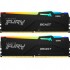 Пам'ять DDR5 64GB (2x32GB) 6400 MHz Beast RGB XMP Kingston Fury (ex.HyperX) KF564C32BBAK2-64