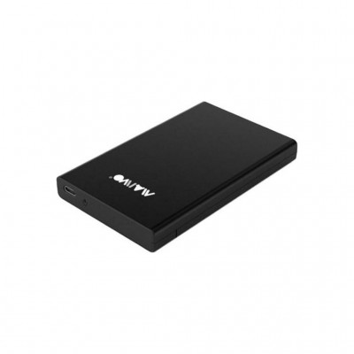 Кишеня Maiwo зовн. для 2.5" SATA HDD/SSD через USB3.1 GEN2 TypeC безгвинт.засувне крепл. пласт.чорна