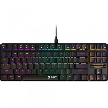 Клавіатура Canyon Cometstrike GK-50 RGB TKL ENG/UKR USB Black (CND-SKB50-US)