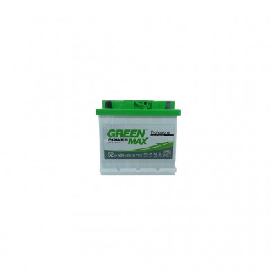 Акумулятор автомобільний GREEN POWER MAX 52Ah Ев (-/+) (480EN) (22374)