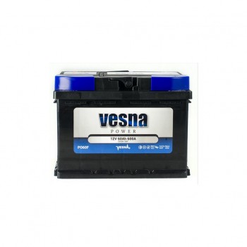 Акумулятор автомобільний Vesna 60 Ah/12V Power Euro (415 262)