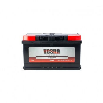 Акумулятор автомобільний Vesna 85 Ah/12V Premium Euro (415 082)