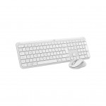 Комплект (клавіатура, миша) Logitech MK950 Bluetooth/Wireles UA Off-White (920-012491)