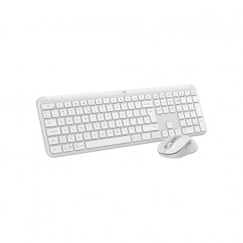 Комплект (клавіатура, миша) Logitech MK950 Bluetooth/Wireles UA Off-White (920-012491)
