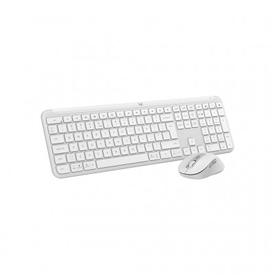 Комплект (клавіатура, миша) Logitech MK950 Bluetooth/Wireles UA Off-White (920-012491)