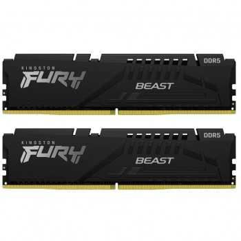 Пам'ять DDR5 32GB (2x16GB) 6800 MHz Beast Black EXPO Kingston Fury (ex.HyperX) KF568C34BBEK2-32
