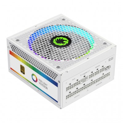 Блок живлення GAMEMAX (RGB 750 PRO (ATX3.03.1 PCIe5.0) 750W, 80 Gold,ARGB ring fan 140mm,fu lly modularOPP, OVP, UVP, OCP, OTP, SCP RGB 750 PRO (ATX3.