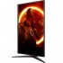 Монітор 27" AOC 27G2ZN3/BK, VA, 280Гц, 0,5ms, HDMIx2, DP, HAS, Pivot, чорний з червоним