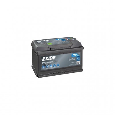 Акумулятор автомобільний EXIDE PREMIUM 72A (EA722)