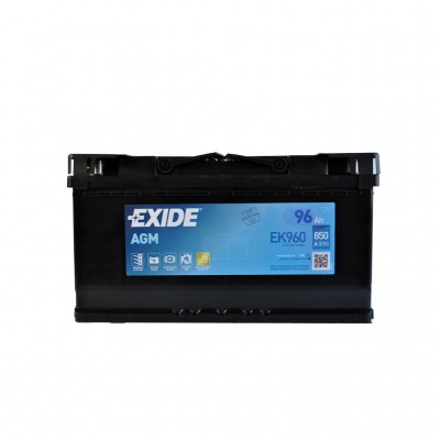 Акумулятор автомобільний EXIDE START-STOP AGM 96Ah Ев (-/+) (EK960)