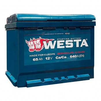 Акумулятор автомобільний Westa 6CT-65 А (1)