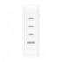 Зарядний пристрій Belkin 140W 3хUSB-С GAN PD PPS USB-A White (WCH014BTWH)