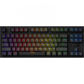 Клавіатура GamePro MK180B Hot-Swap Red Swich RGB USB UA Black (MK180B)