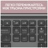 Комплект (клавіатура, миша) Logitech MK950 Bluetooth/Wireles UA Graphite (920-012490)