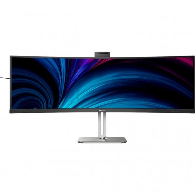Монітор 48.8" Philips 49B2U6903CH, VA 5120x1440, вигн., 2xHDMI, DP, USB-C, RJ-45, USB-hub, cam,HAS,кол