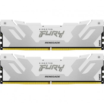 Пам'ять DDR5 32GB (2x16GB) 7200 MHz Renegade White XMP Kingston Fury (ex.HyperX) KF572C38RWK2-32