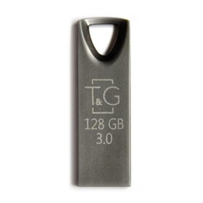 флеш USB 3.0 128GB T&G 117 Metal Series Black (TG117BK-128G3)