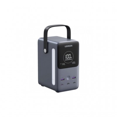 УМБ Ugreen 48000mAh 300W PB770 PD 3.1 3xUSB C+2xUSB A, зарядка 140w, Led лампа