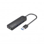 USB-хаб Vention USB 3.0 to 3хUSB 3.0/2хTRS Audio/USB Micro 1.0m (CHIBF)
