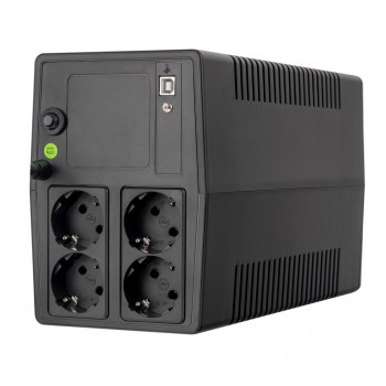 ДБЖ PrologiX PLPU1000VA4LED  	600 Вт  2х7 Агод