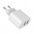 Зарядний пристрій Gembird 2 USB-A 5V/2.4A (12W) white (TA-UC-2A12-01)