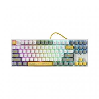 Клавіатура A4 Tech Bloody S87 RGB BLMS TKL USB Energy White (4711421993708)